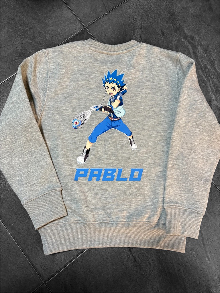 Sudadera sin capucha algodon 100% personalizada