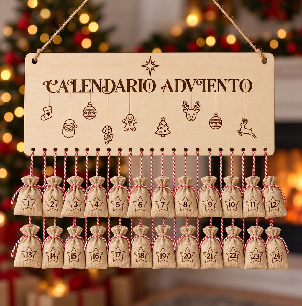 Calendario de Adviento personalizado