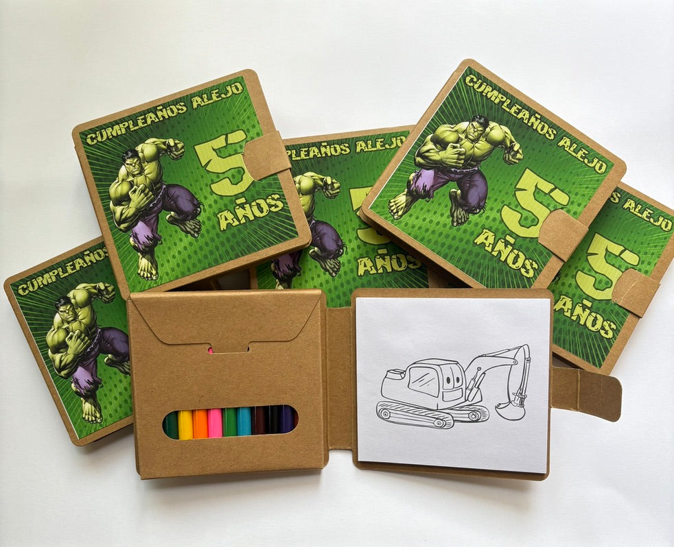 Set infantil para colorear