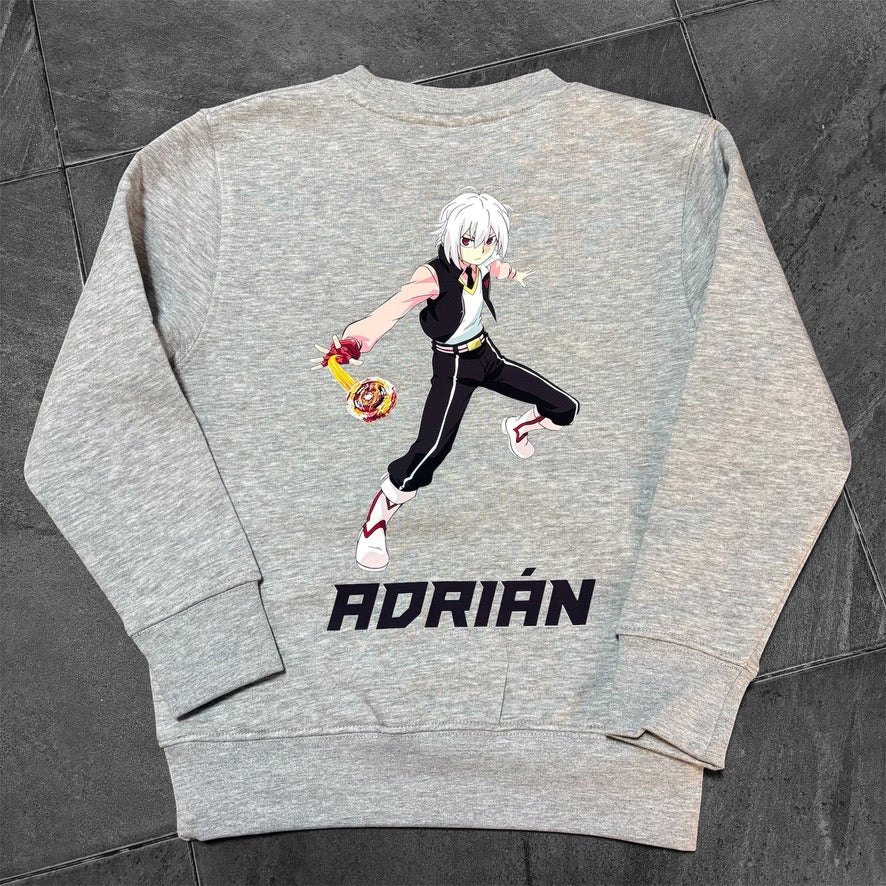 Sudadera sin capucha algodon 100% personalizada