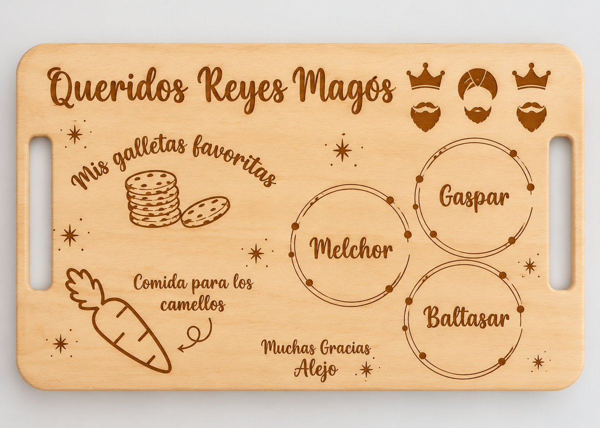 Bandeja Reyes Magos personalizada