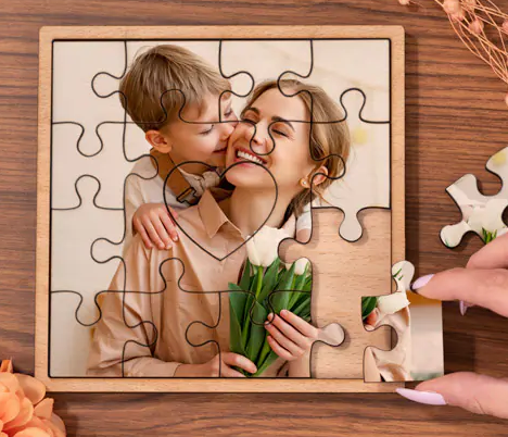 Puzzle madera personalizable