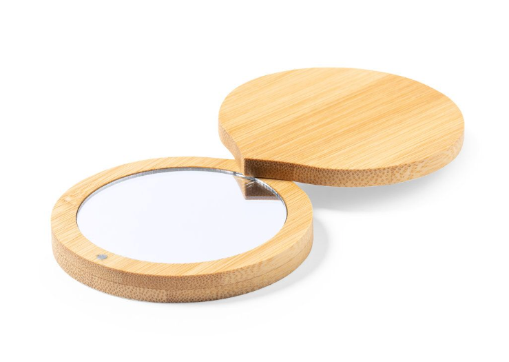 Espejo de bamboo personalizado