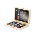 Estuche de pintura en madera