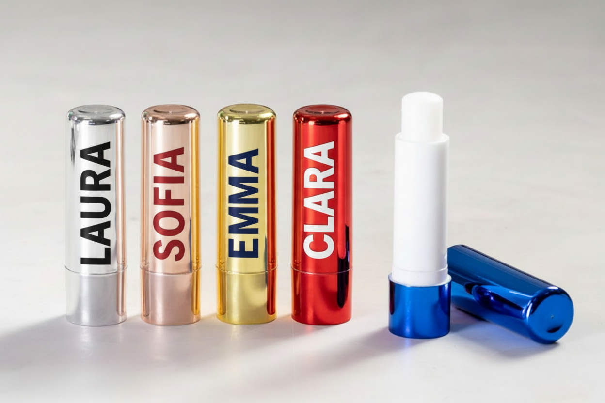 Balsamo labial personalizado