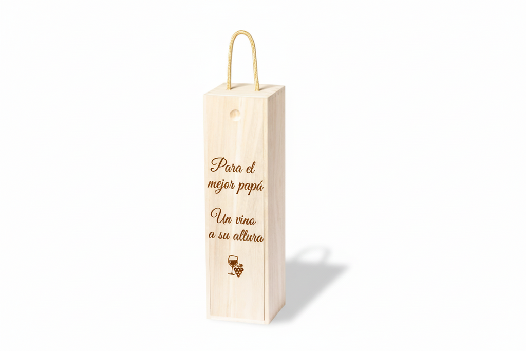 Caja de vino personalizada