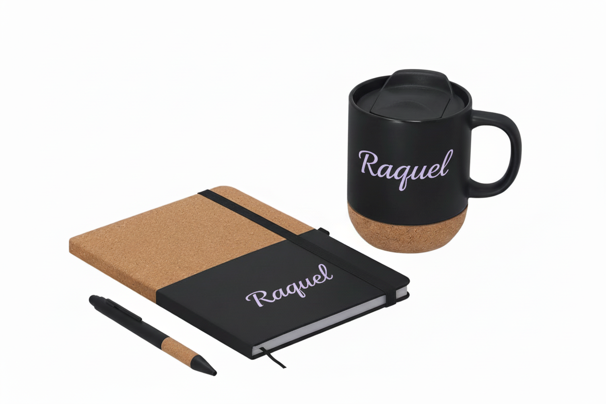 Set personalizable termo y bloc de notas