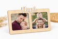 Portafotos personalizado de madera