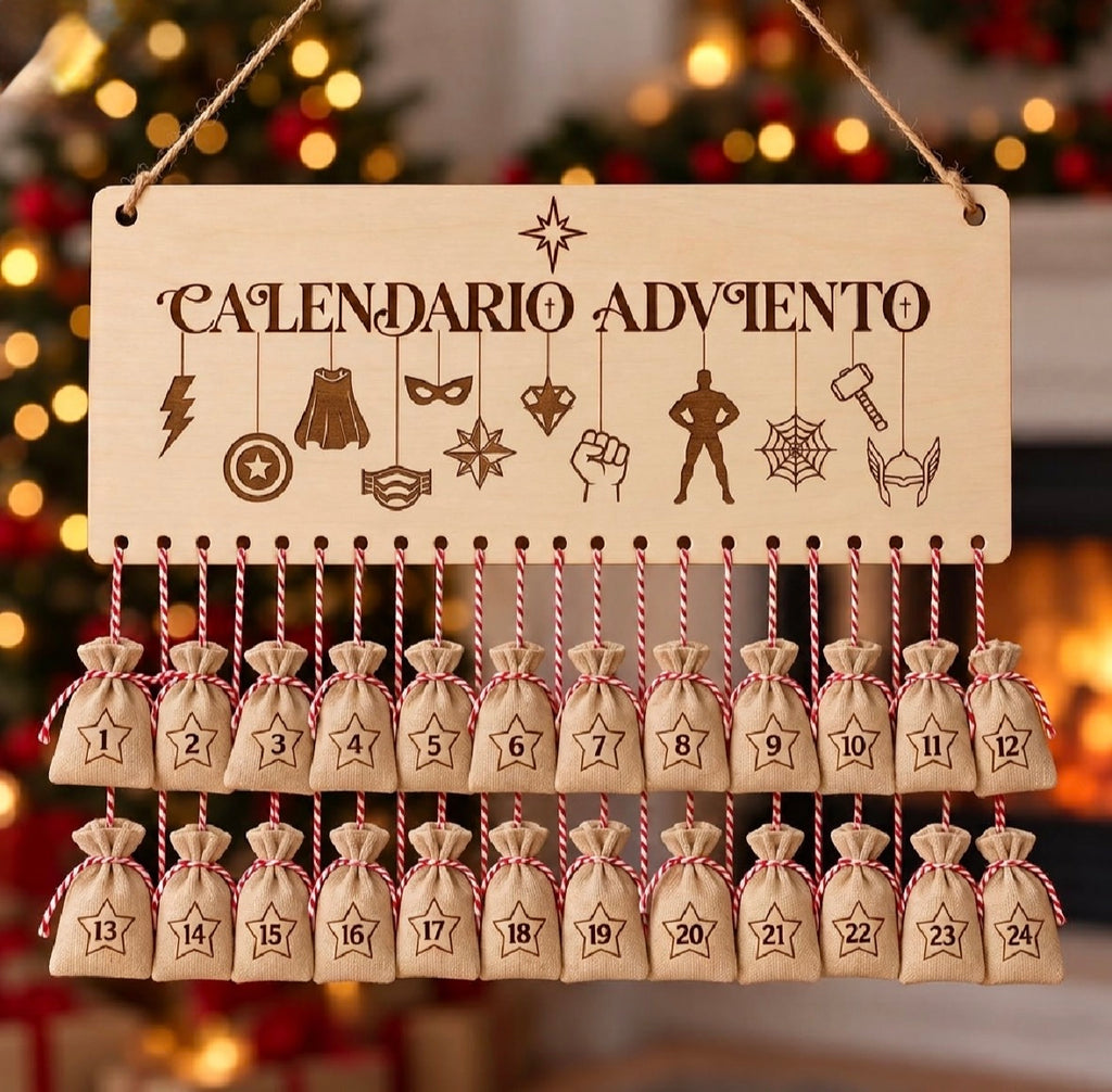 Calendario de Adviento personalizado