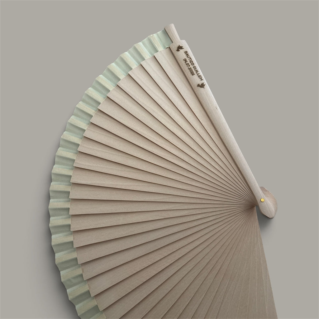 Abanico madera personalizado