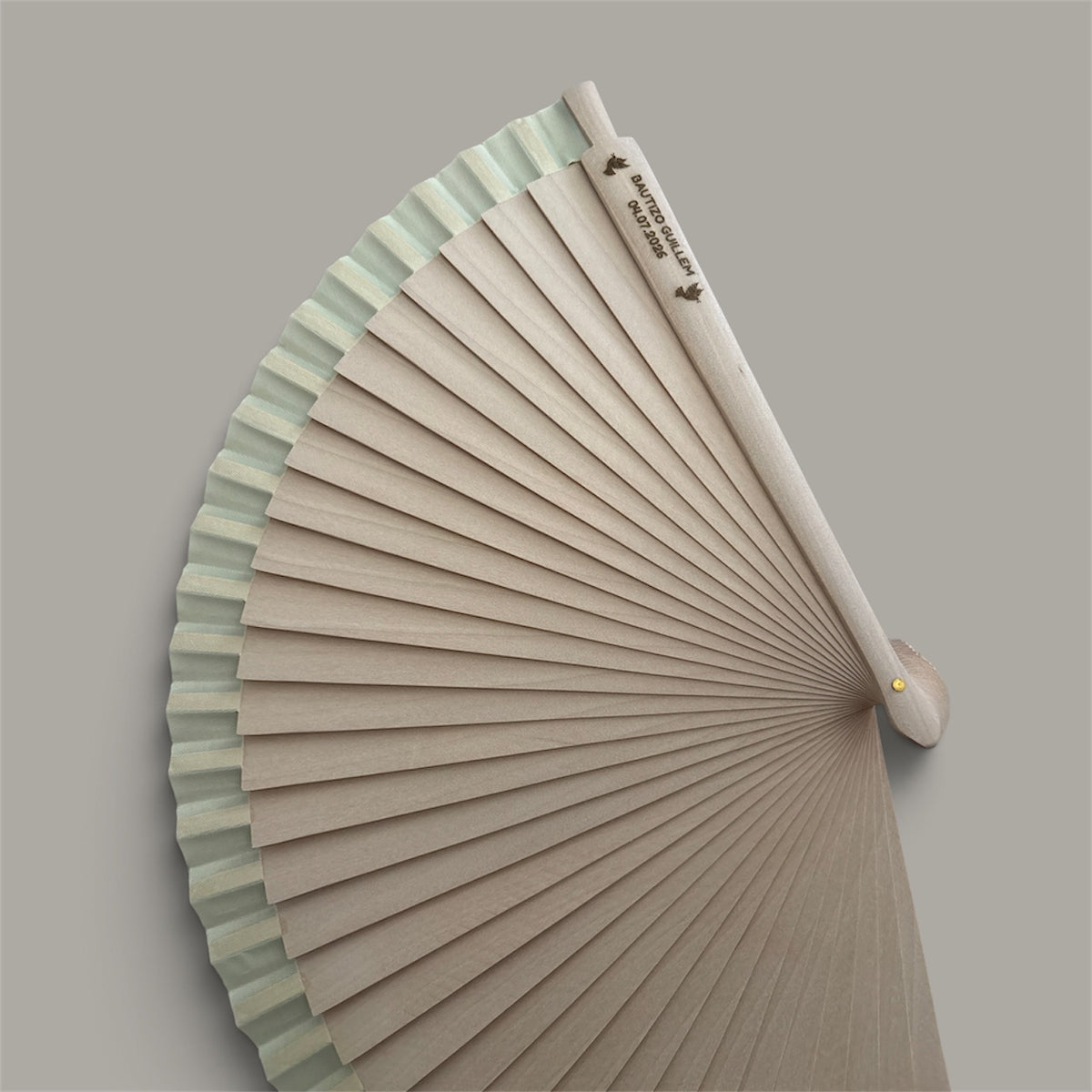 Abanico madera personalizado