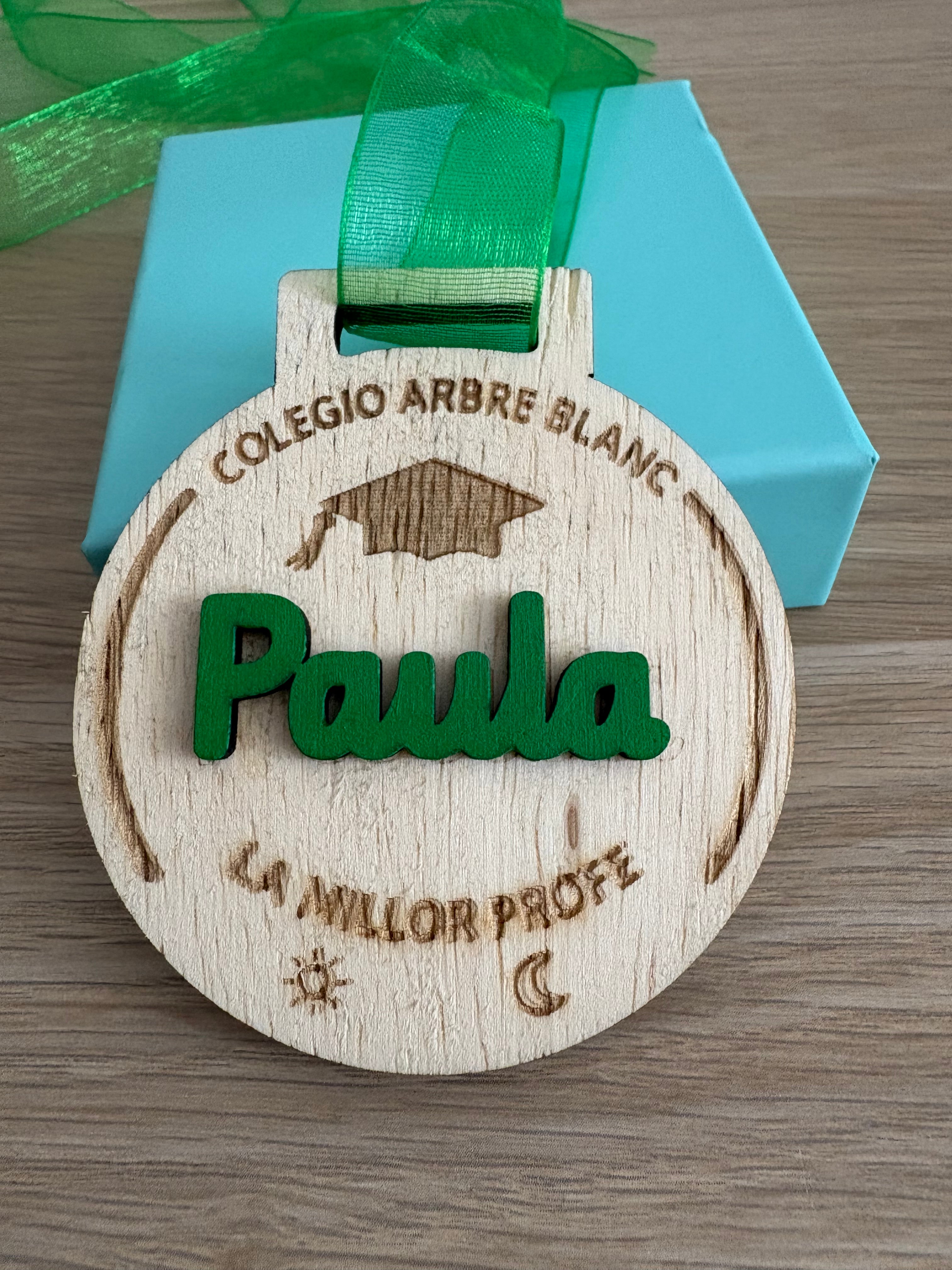 Medalla Madera