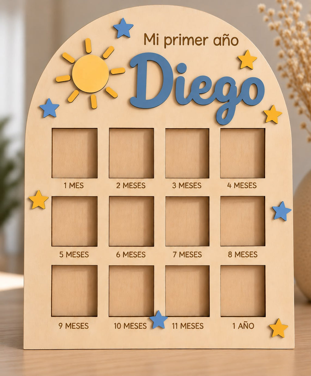 Marco primer año personalizado