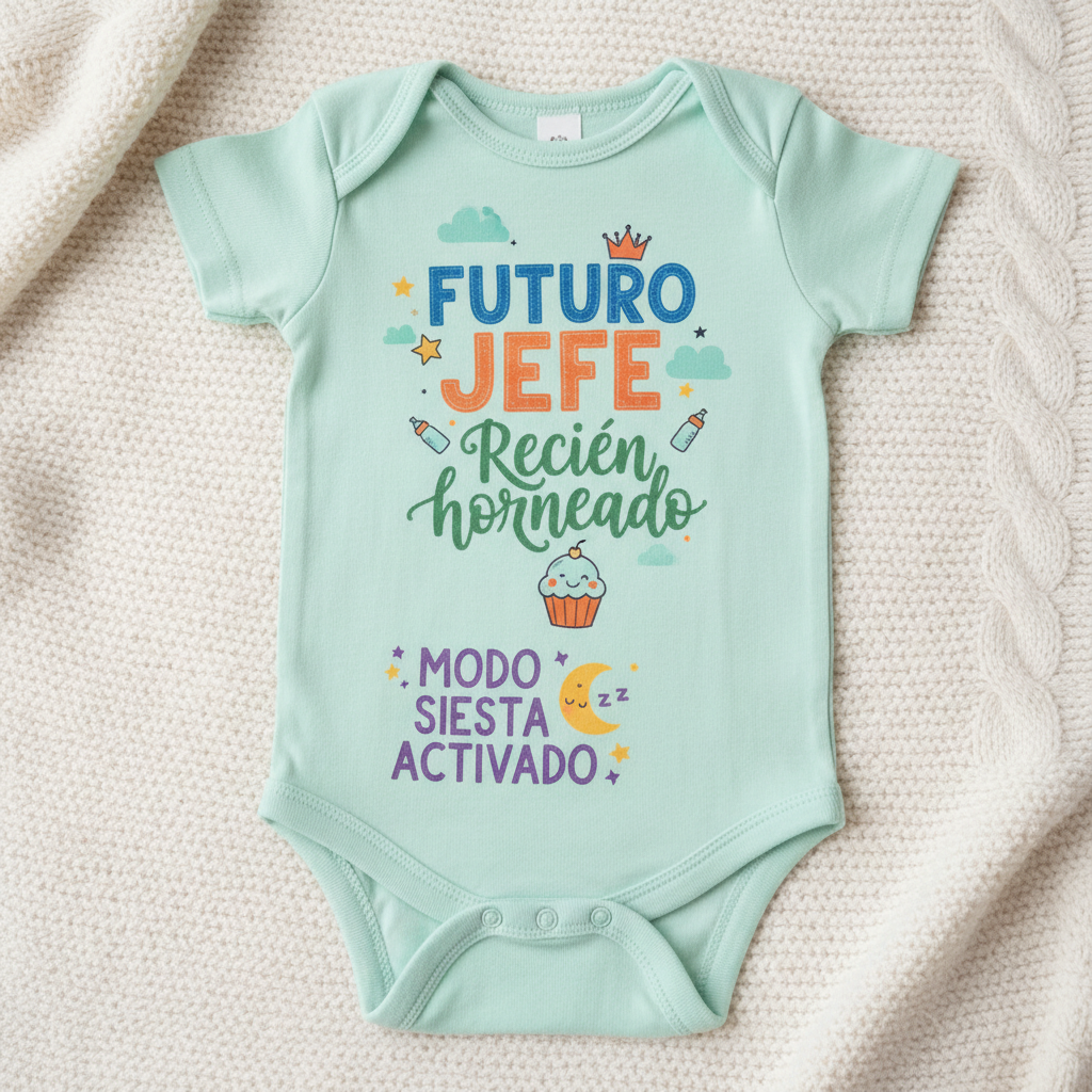 body de bebe personalizado con frases divertidas